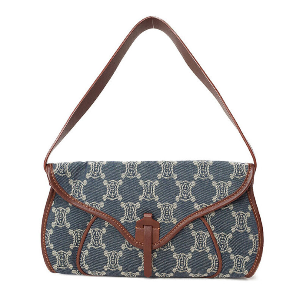 Celine Paris Macadam Shoulder Bag